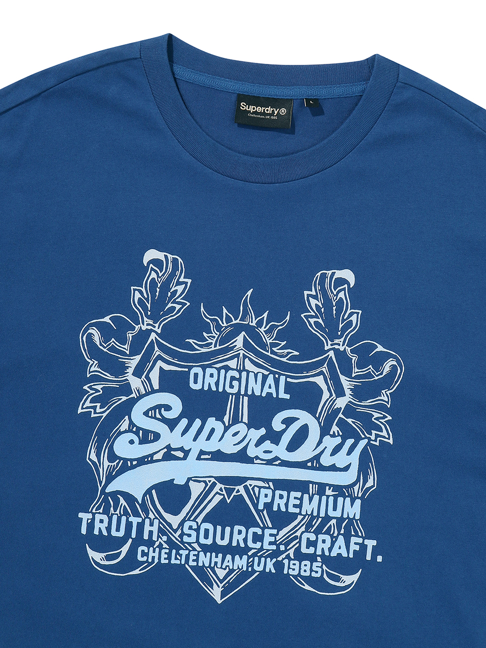 OVERLAP GRAPHIC T SHIRT D BLUE SDUISCP62 KDBL 3