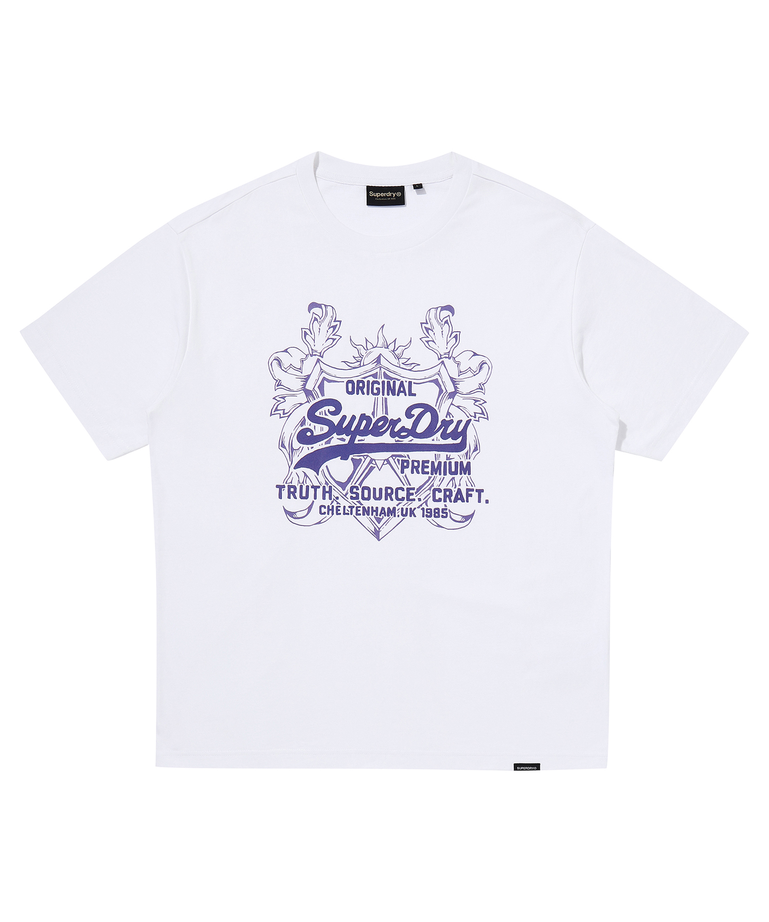 OVERLAP GRAPHIC T SHIRT WHITE SDUISCP62 KWHT
