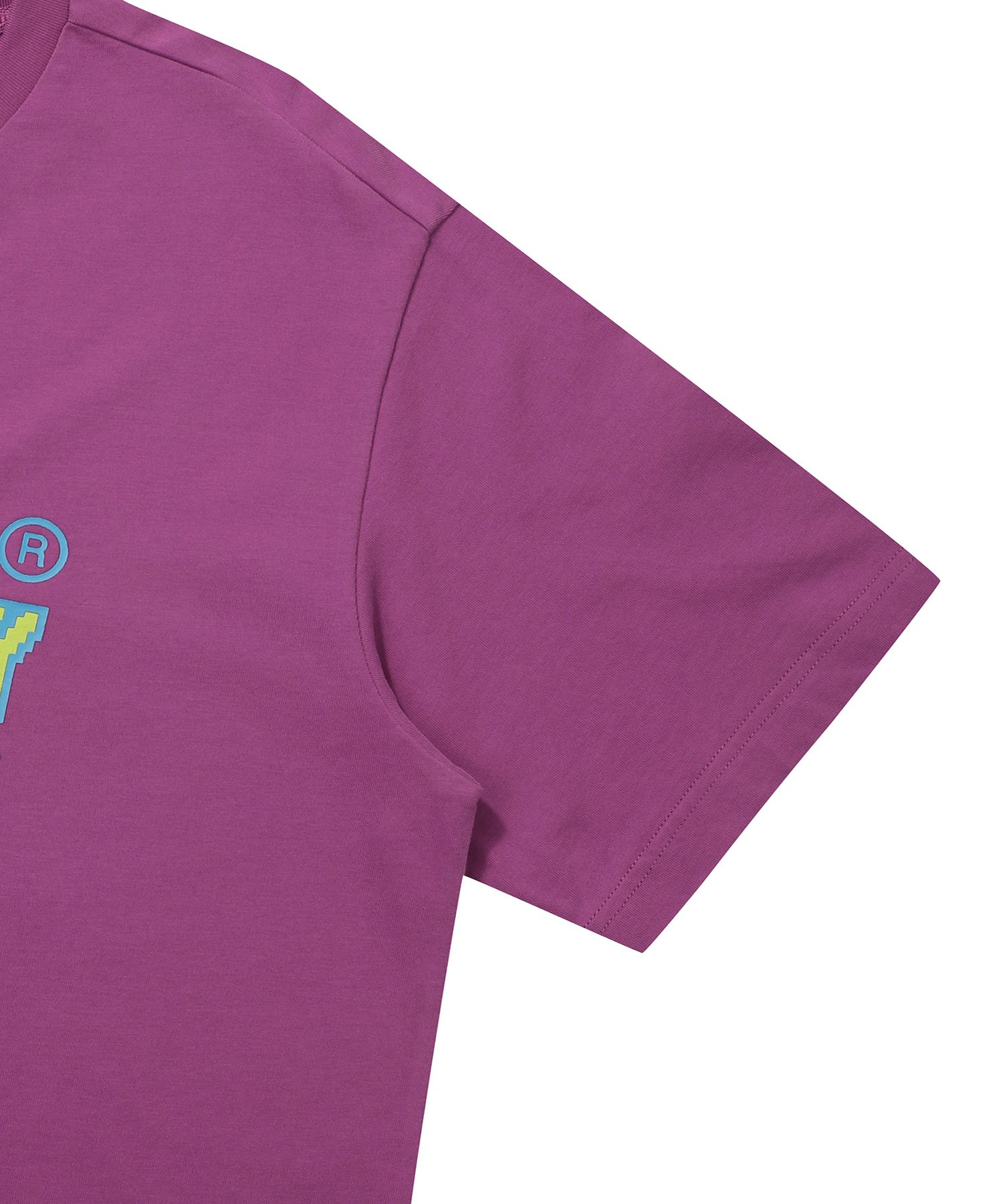 PIXEL LOGO T SHIRT PURPLE SDUISCP01 KPPL 4