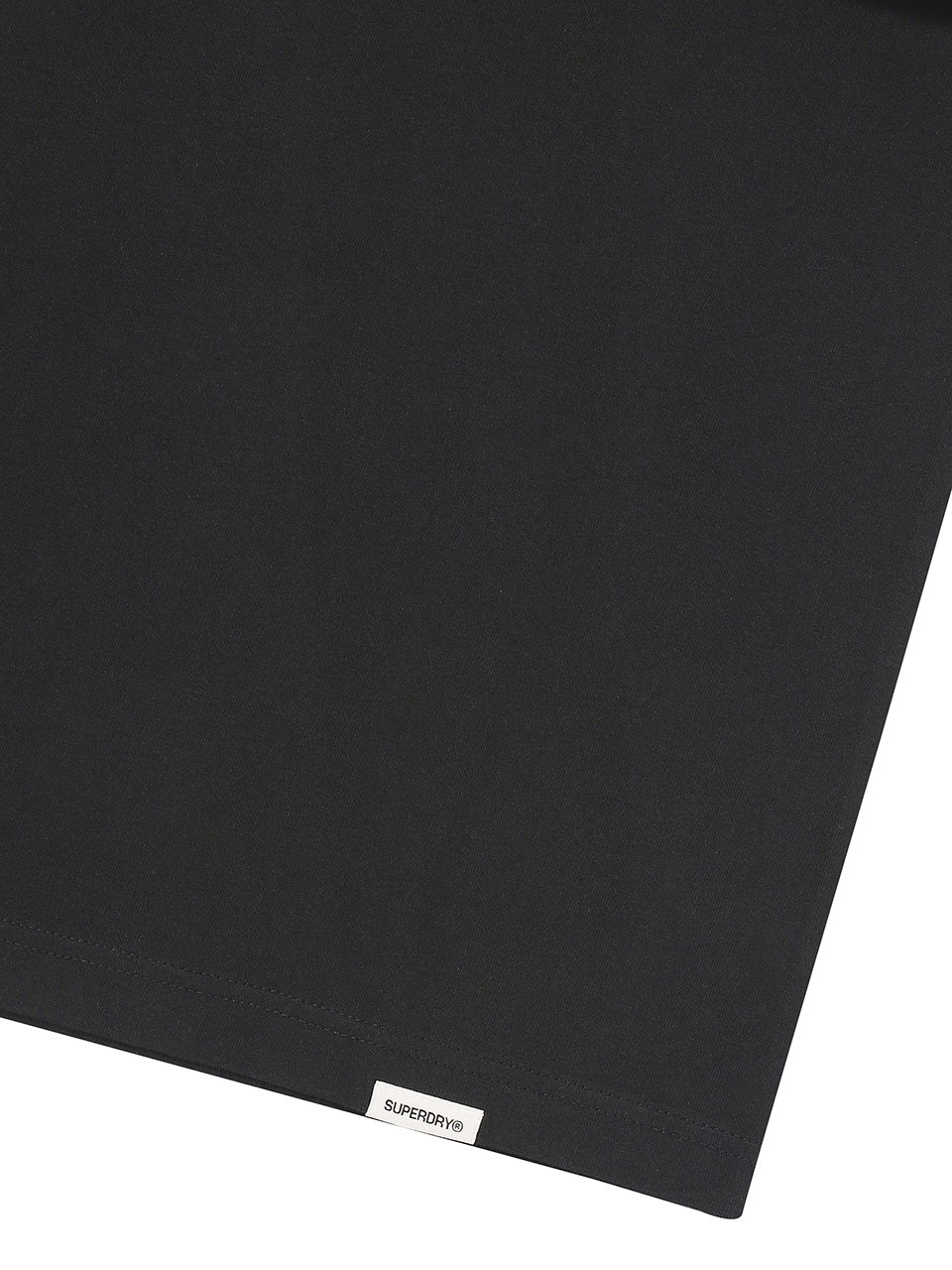 SPRAYED VINTAGE LOGO T SHIRT BLACK SDUISCP02 KBLK 5