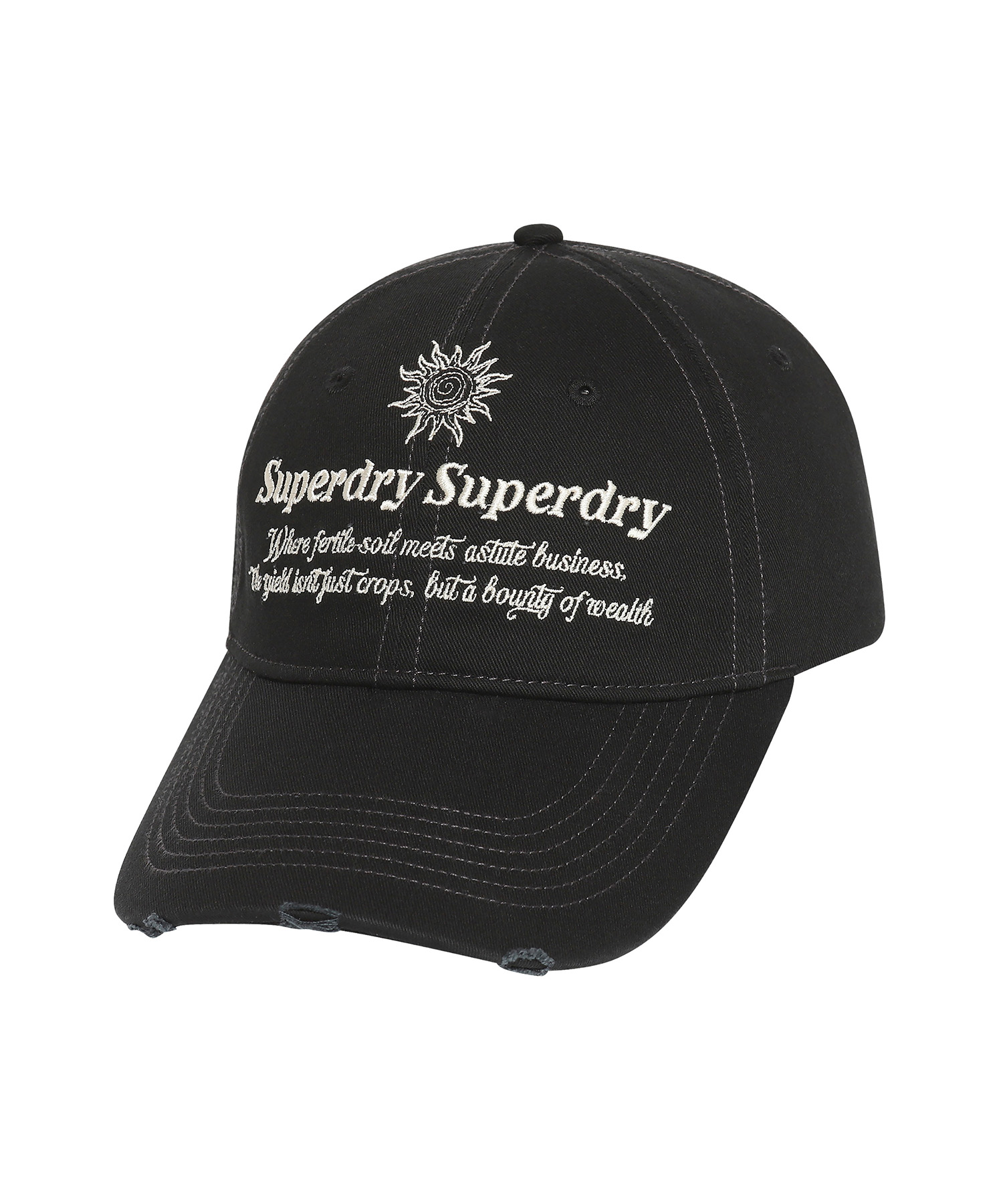 VINTAGE EMBROIDERY BALL CAP BLACK F SDUGQYP21 KBLK 4