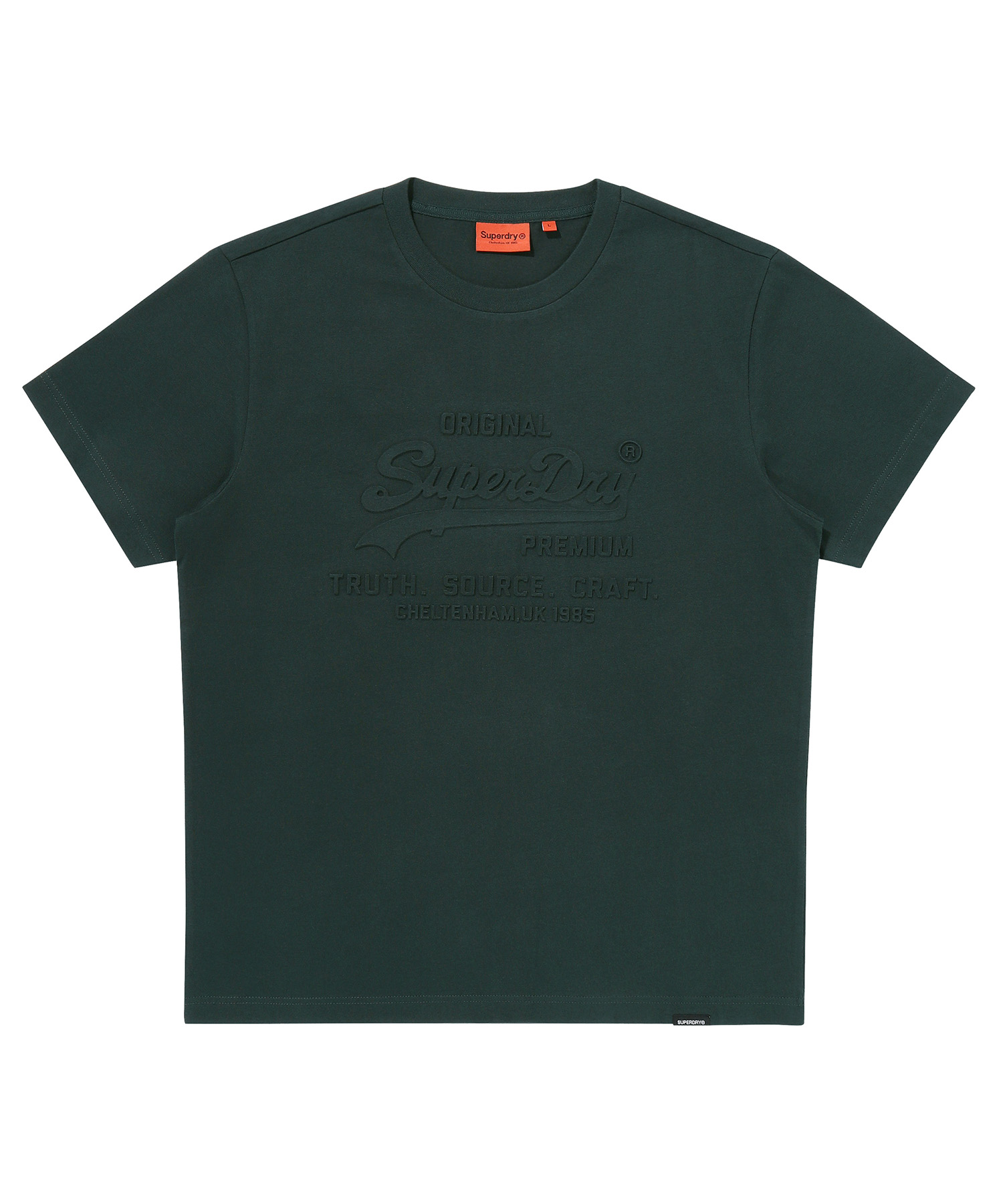 VINTAGE LOGO EMBO T SHIRT HUNTER SDUISCP14 KHNT 1