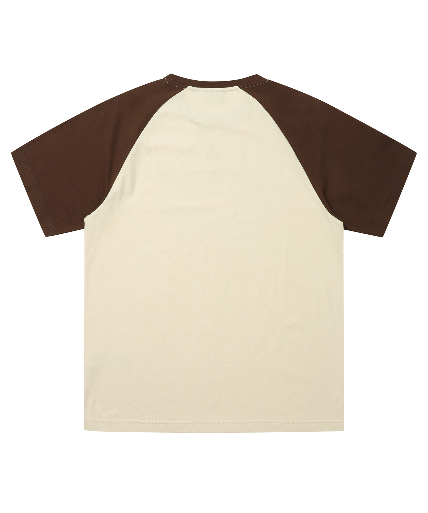 VINTAGE LOGO RAGLAN T SHIRT BROWN SDUISCP13 KBRW 2