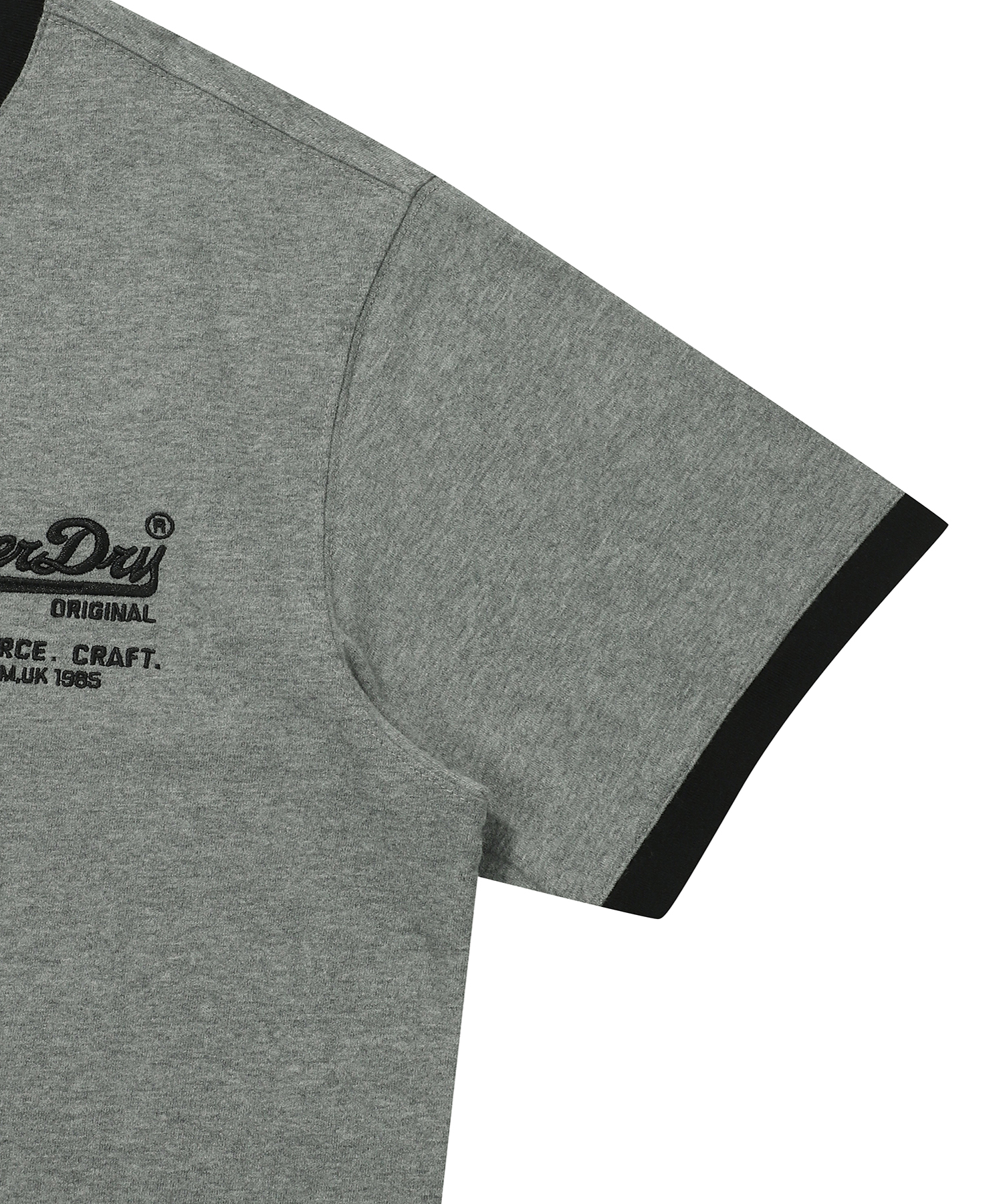 VINTAGE LOGO RINGER T SHIRT M GREY SDUISCP08 KMGR 4