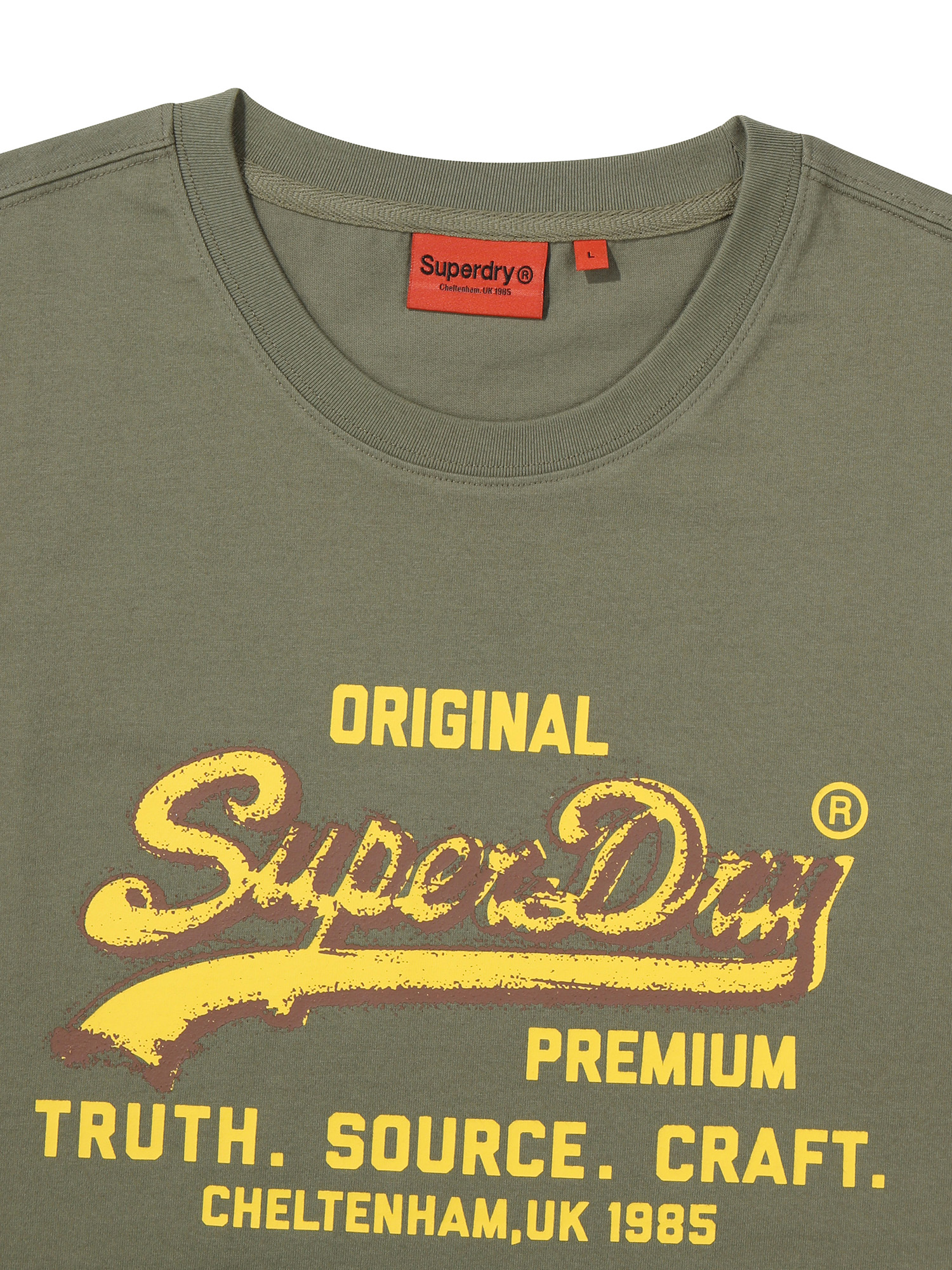 VINTAGE LOGO SLEEVELESS KHAKI SDMIVCP62 KKHK 3