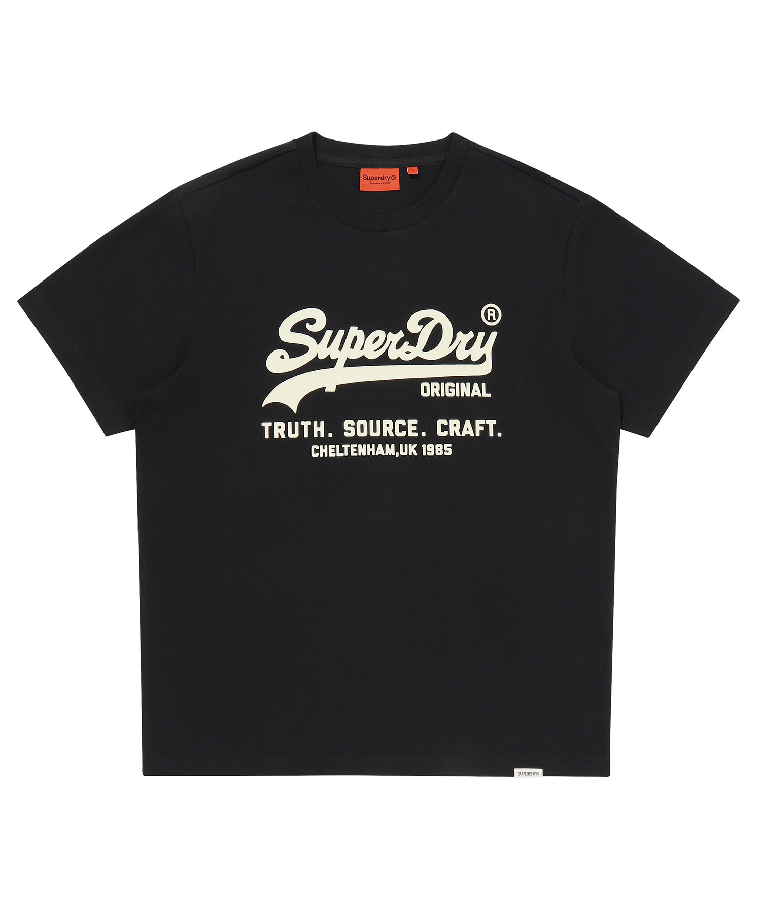 VINTAGE LOGO T SHIRT BLACK SDUISCP17 KBLK