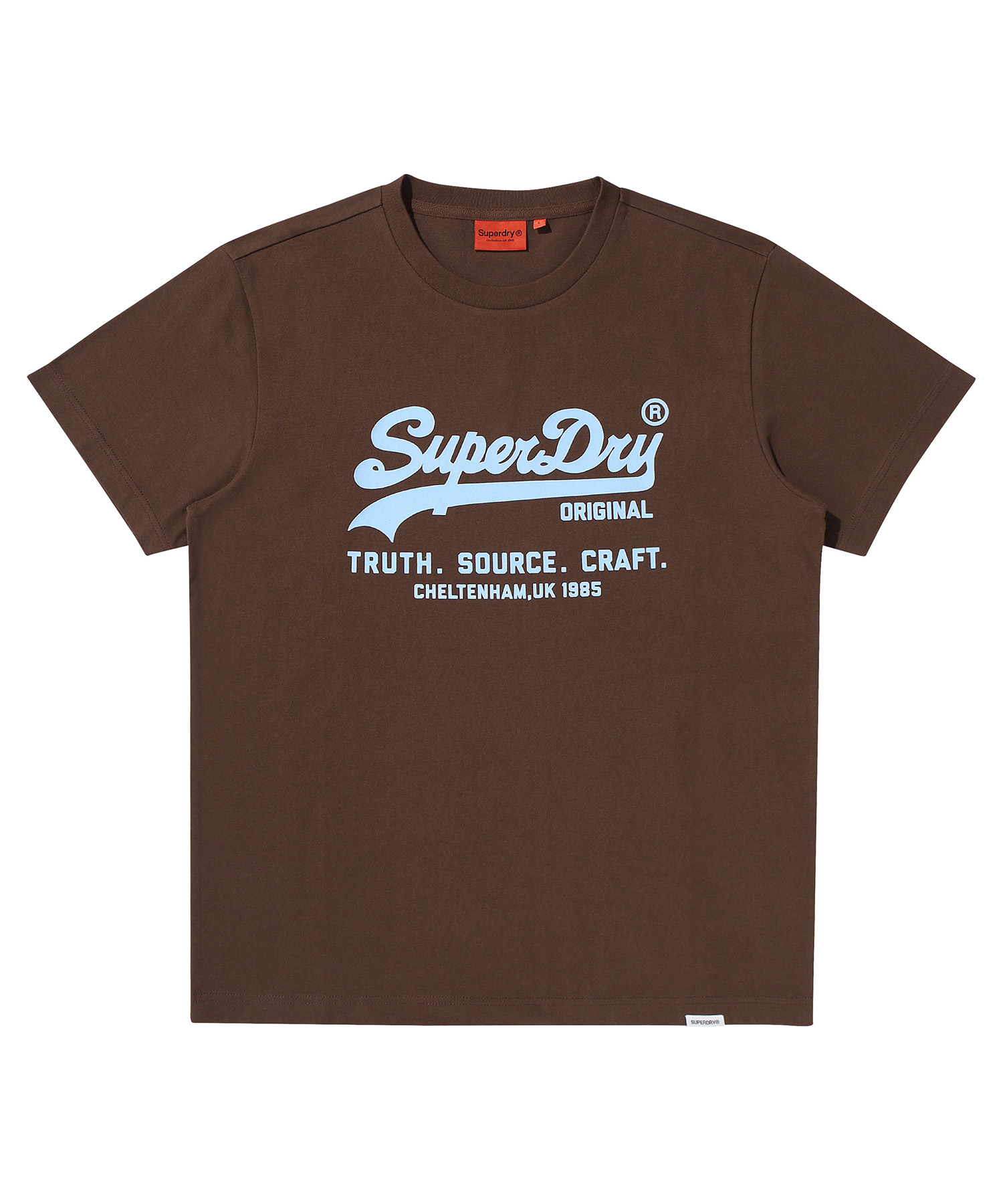 VINTAGE LOGO T SHIRT BROWN SDUISCP17 KBRW 1