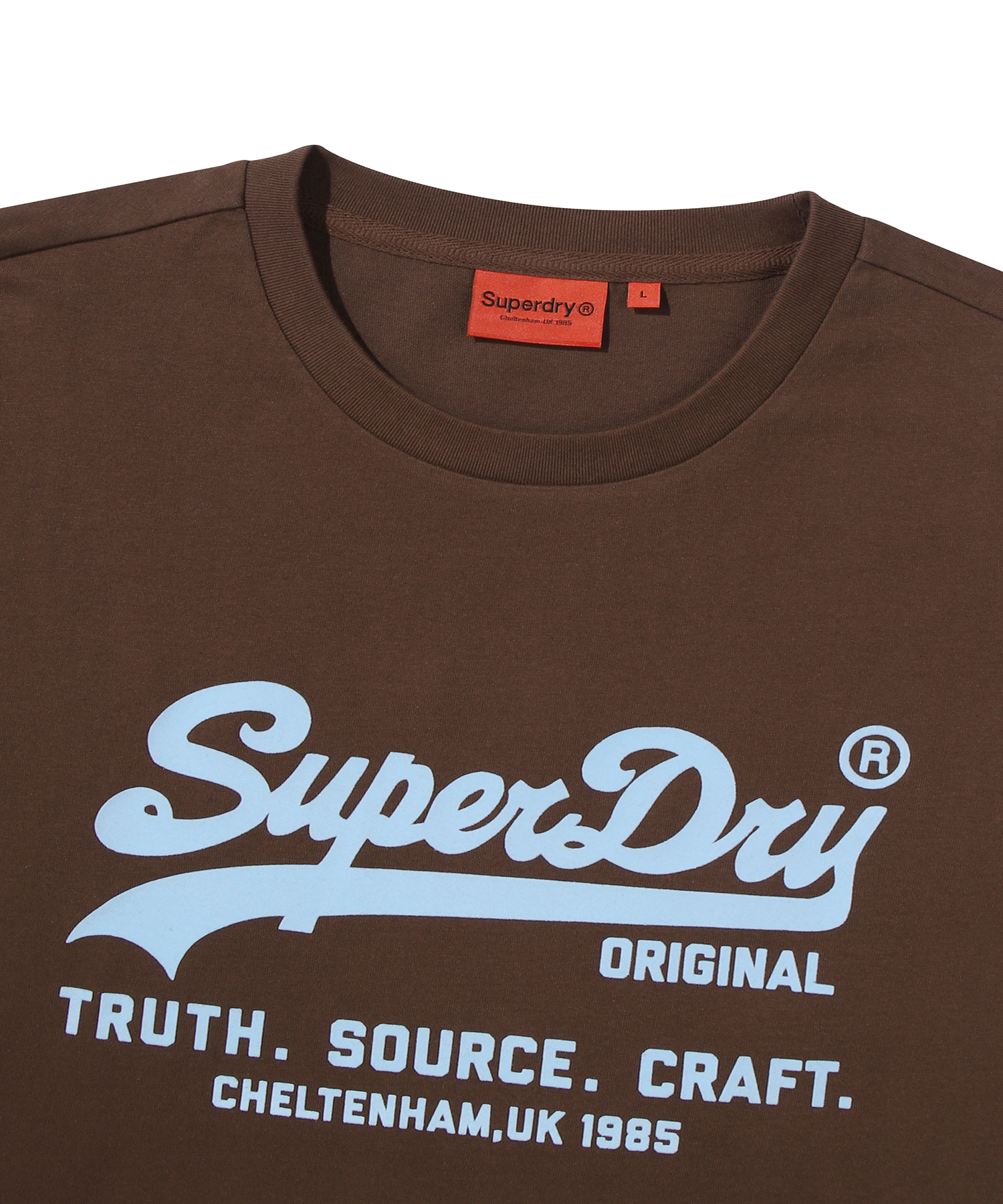 VINTAGE LOGO T SHIRT BROWN SDUISCP17 KBRW 3