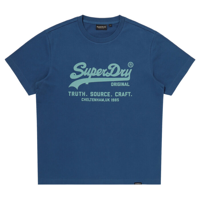 VINTAGE LOGO T SHIRT D BLUE SDUISCP17 KDBL 1