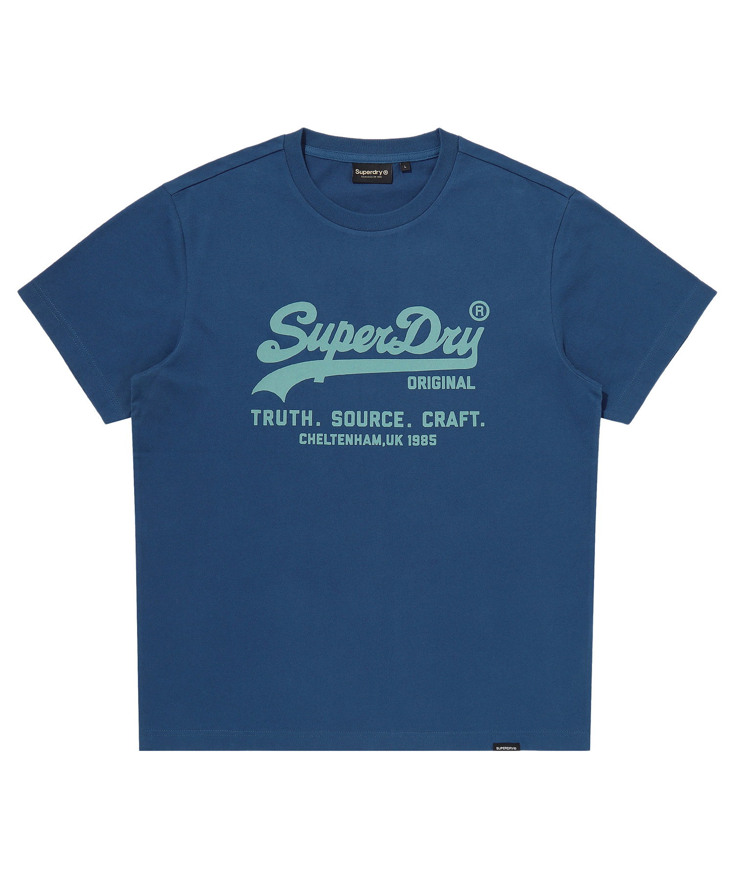 VINTAGE LOGO T SHIRT D BLUE SDUISCP17 KDBL 1