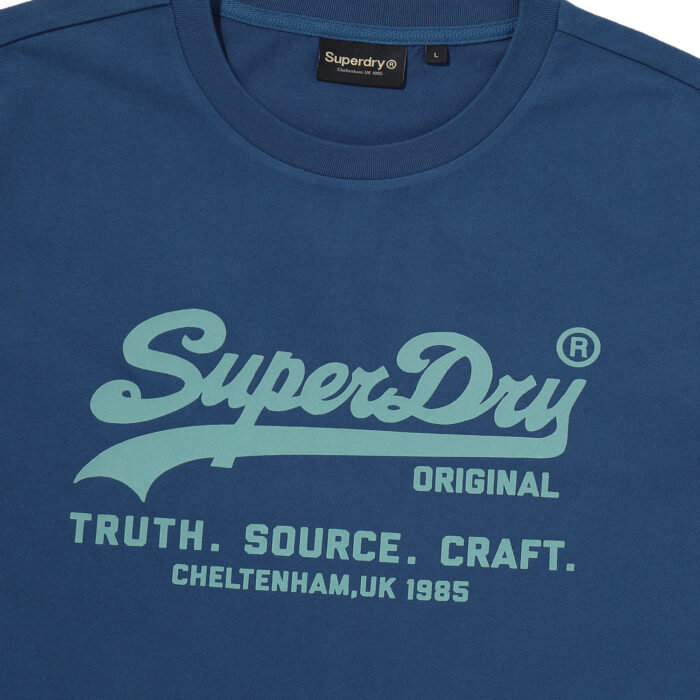 VINTAGE LOGO T SHIRT D BLUE SDUISCP17 KDBL 3
