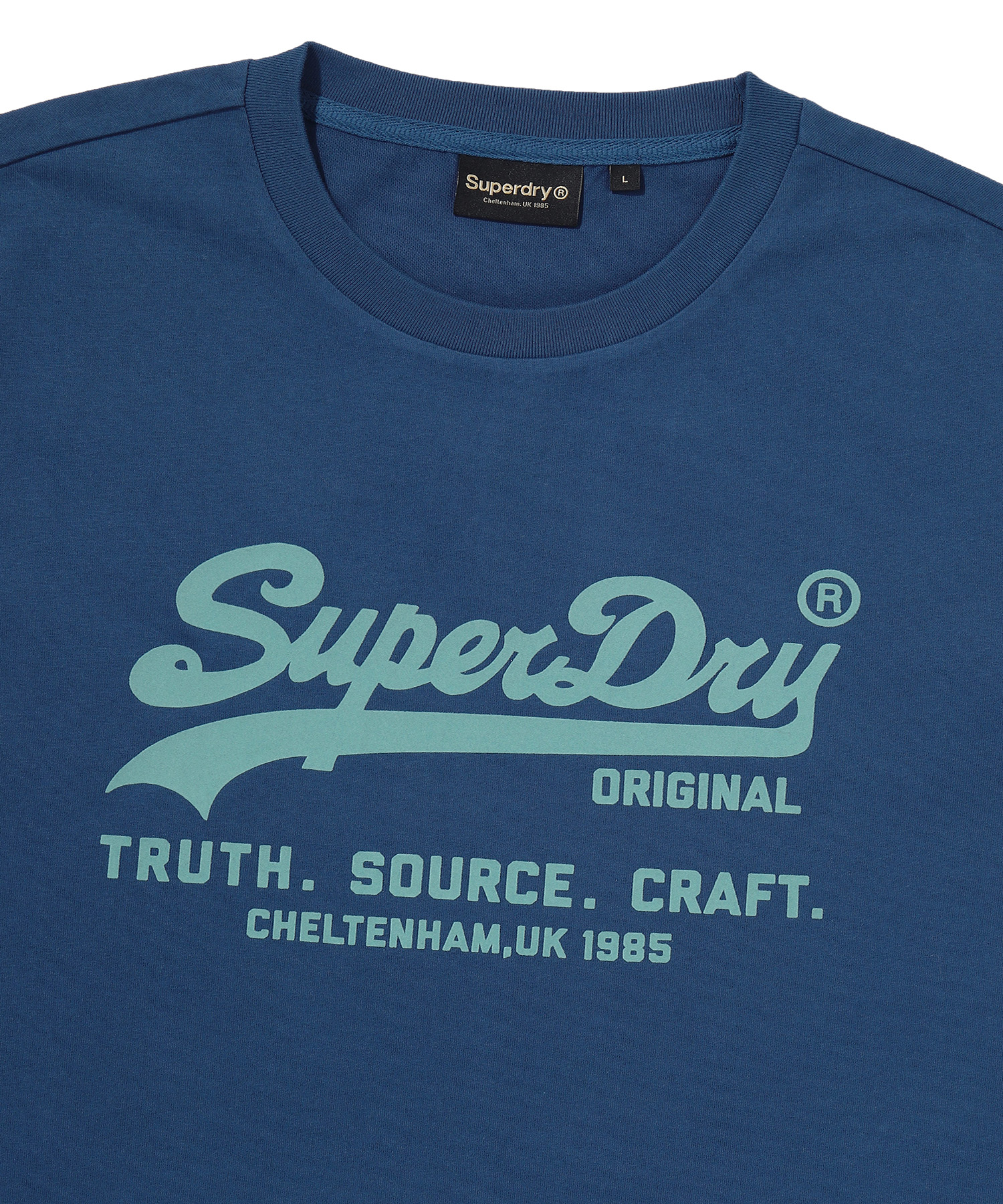 VINTAGE LOGO T SHIRT D BLUE SDUISCP17 KDBL 3