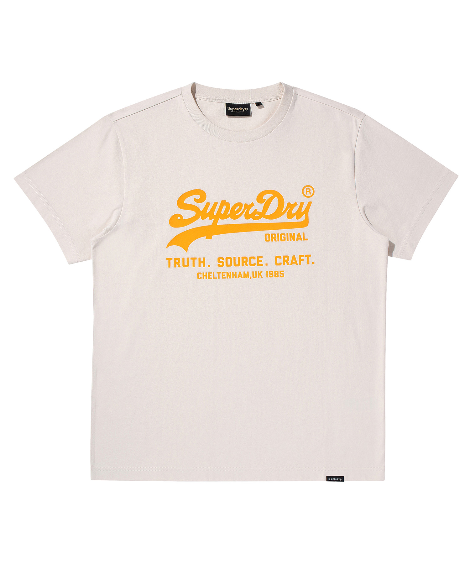 VINTAGE LOGO T SHIRT L BEIGE SDUISCP17 KLBE 1