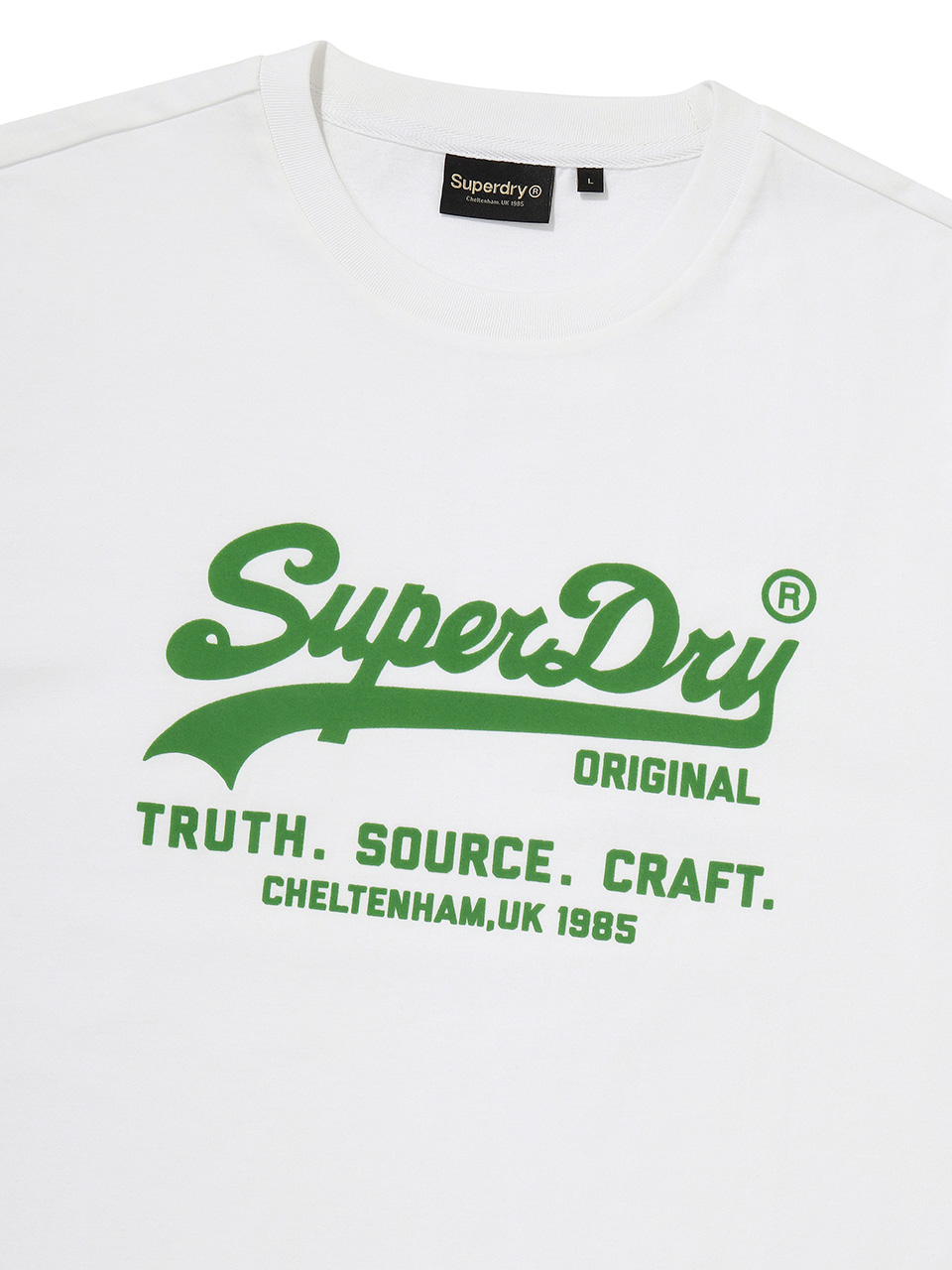 VINTAGE LOGO T SHIRT WHITE SDUISCP17 KWHT 3