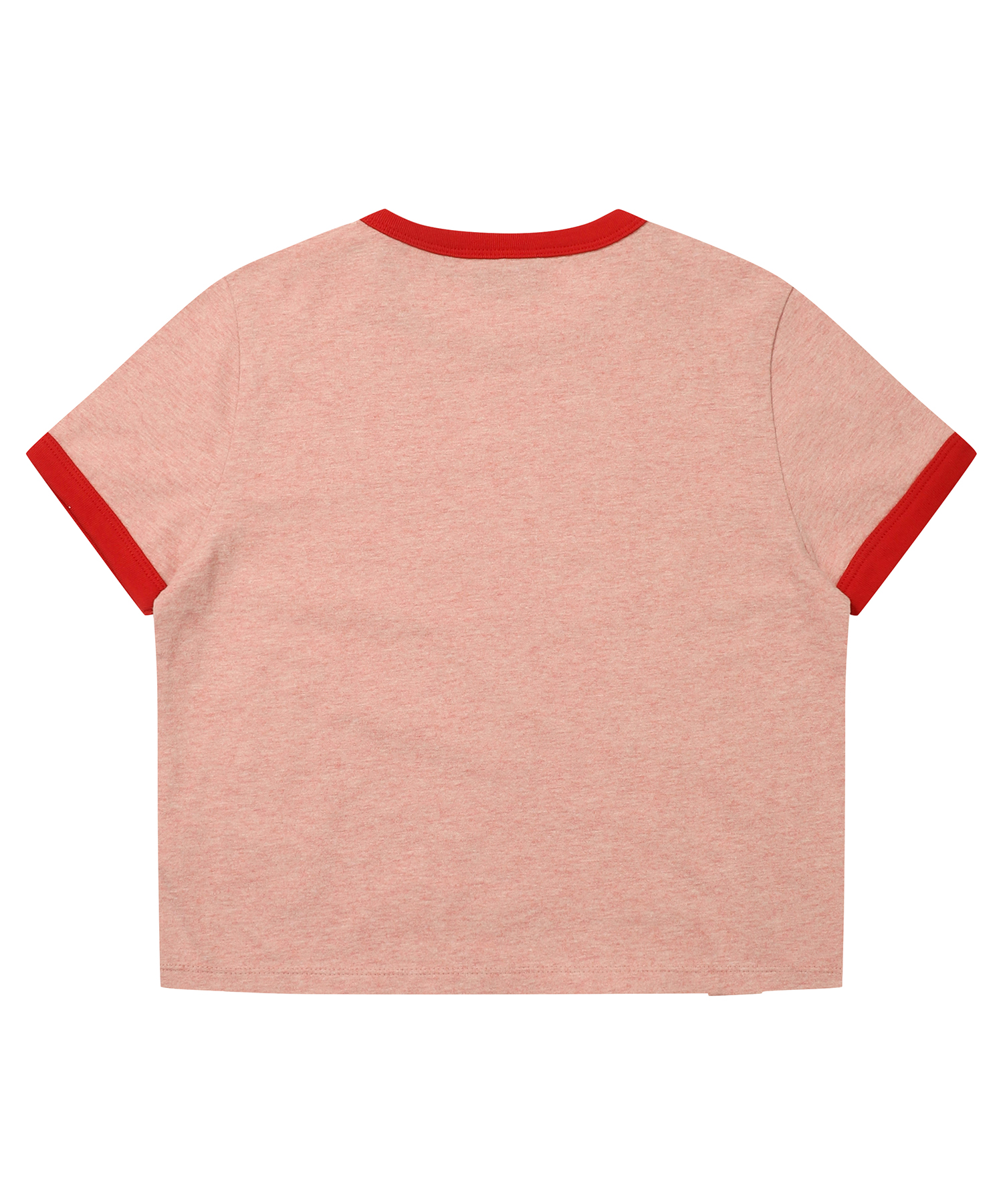 W ATHLETICS LOGO CROP T SHIRT CORAL SDFISCP04 KCRL 2