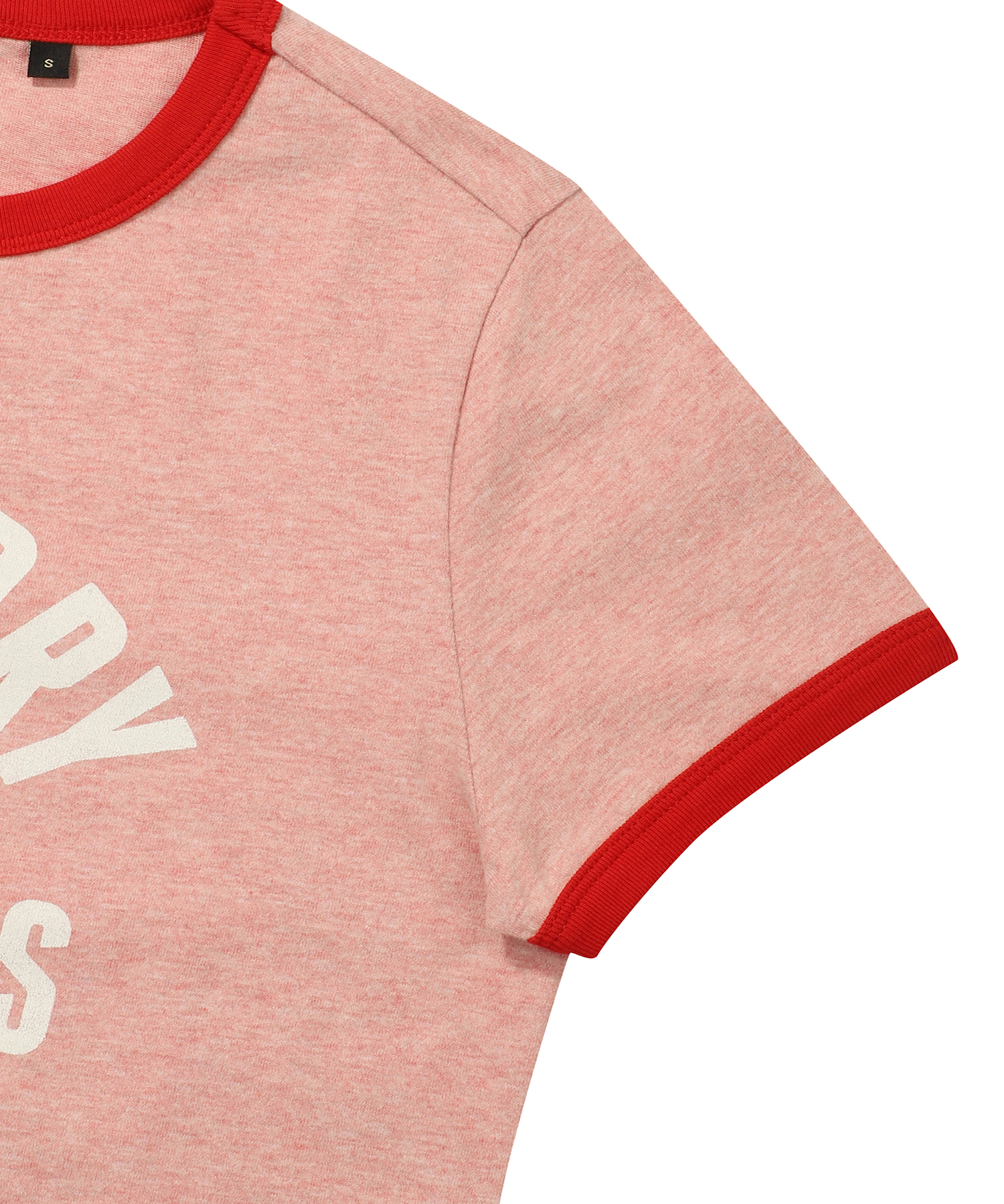 W ATHLETICS LOGO CROP T SHIRT CORAL SDFISCP04 KCRL 4