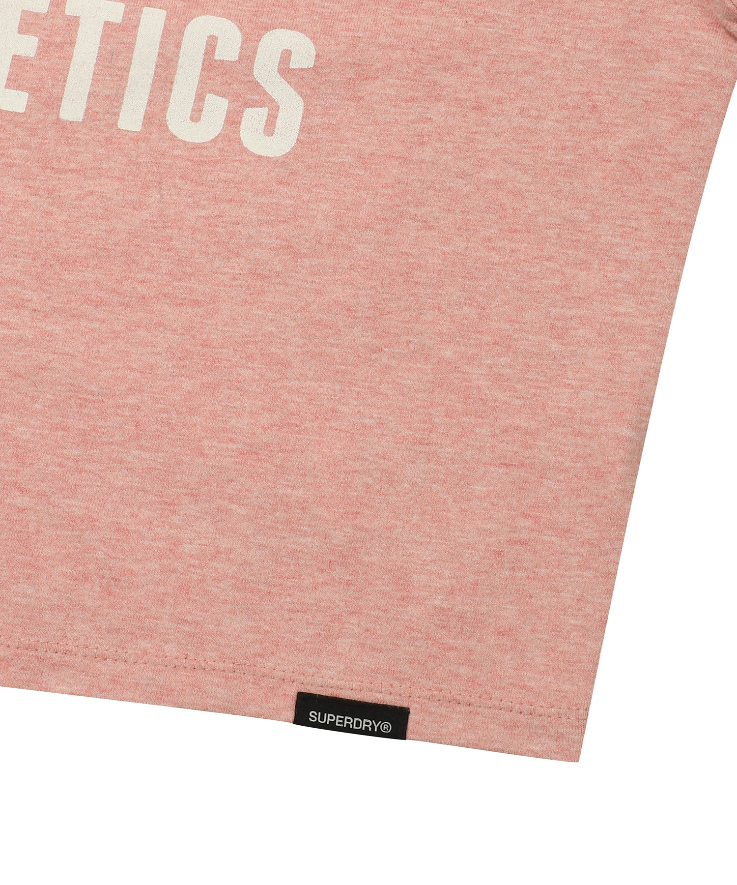 W ATHLETICS LOGO CROP T SHIRT CORAL SDFISCP04 KCRL 5