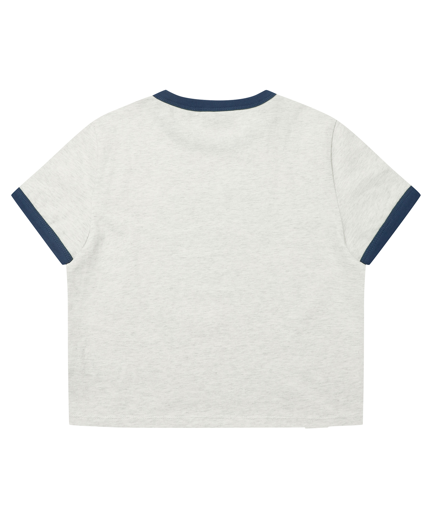 W ATHLETICS LOGO CROP T SHIRT L GREY SDFISCP04 KLGR 2