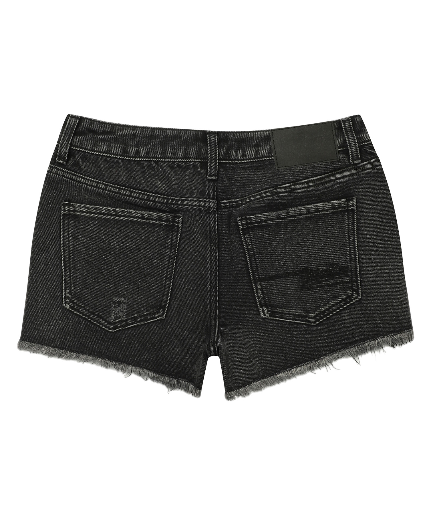 W DENIM SHORTS BLACK M TONE DENIM SDFLHAP61 KMBK 2