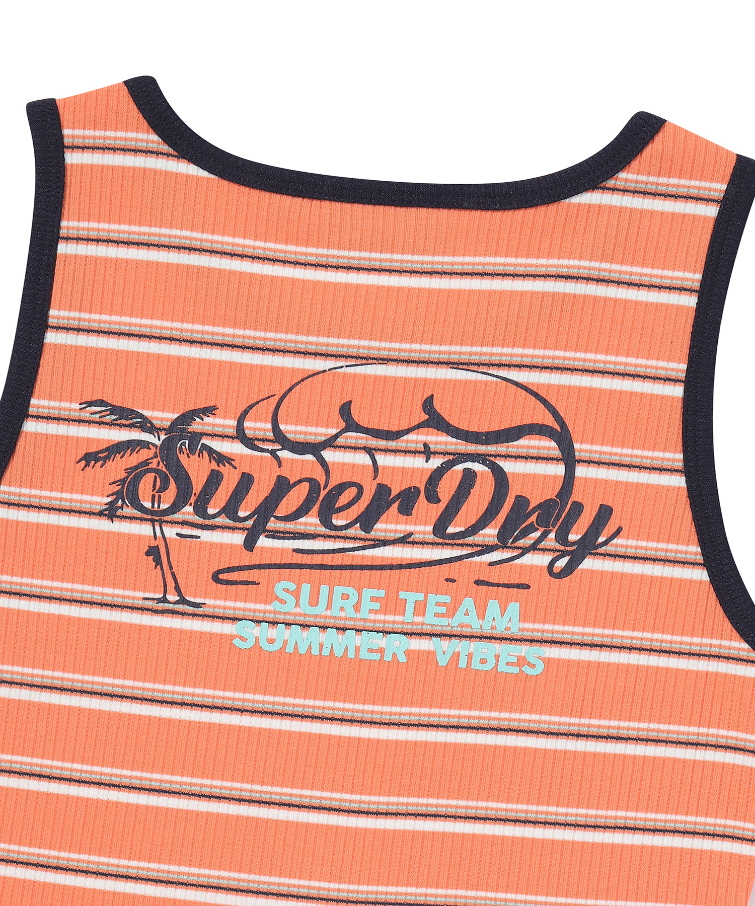 W SUMMER GRAPHIC STRIPE DRESS ORANGE SDFIOCP60 KORG 4