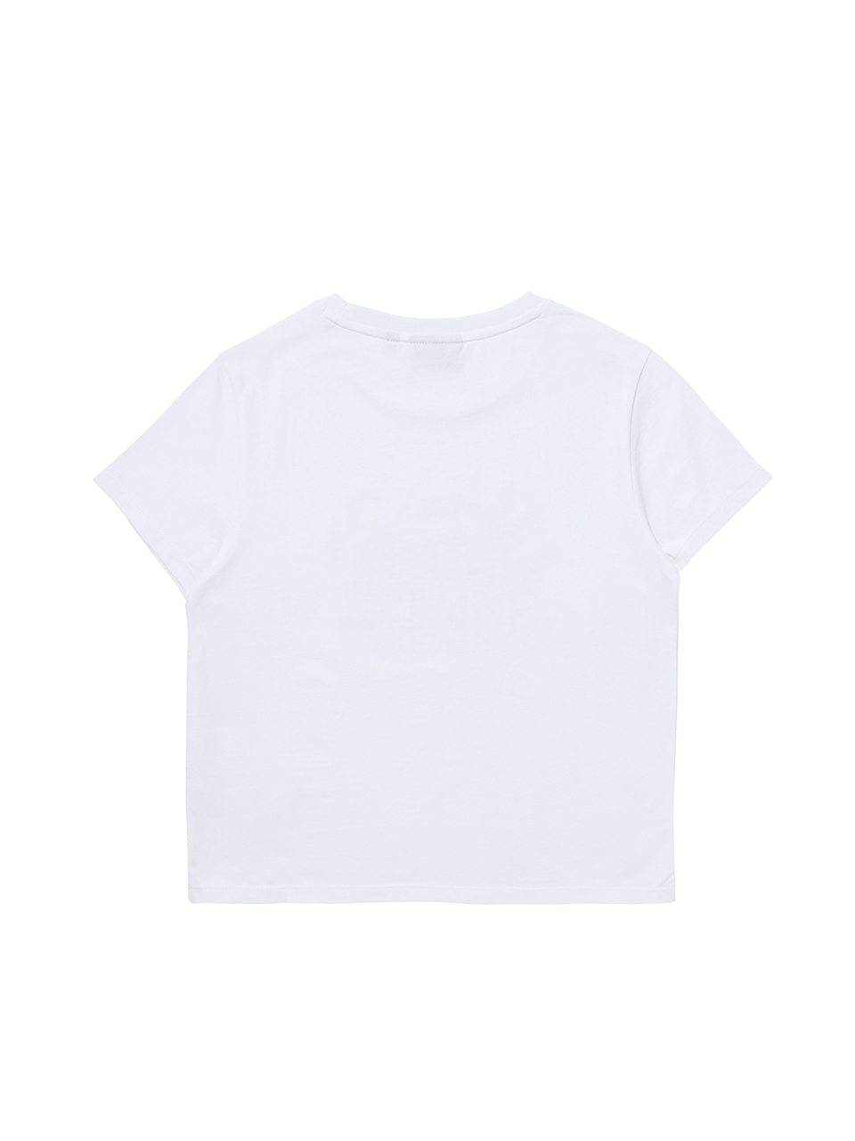 W VINTAGE ART CROP T SHIRT WHITE SDFISCP08 KWHT 2