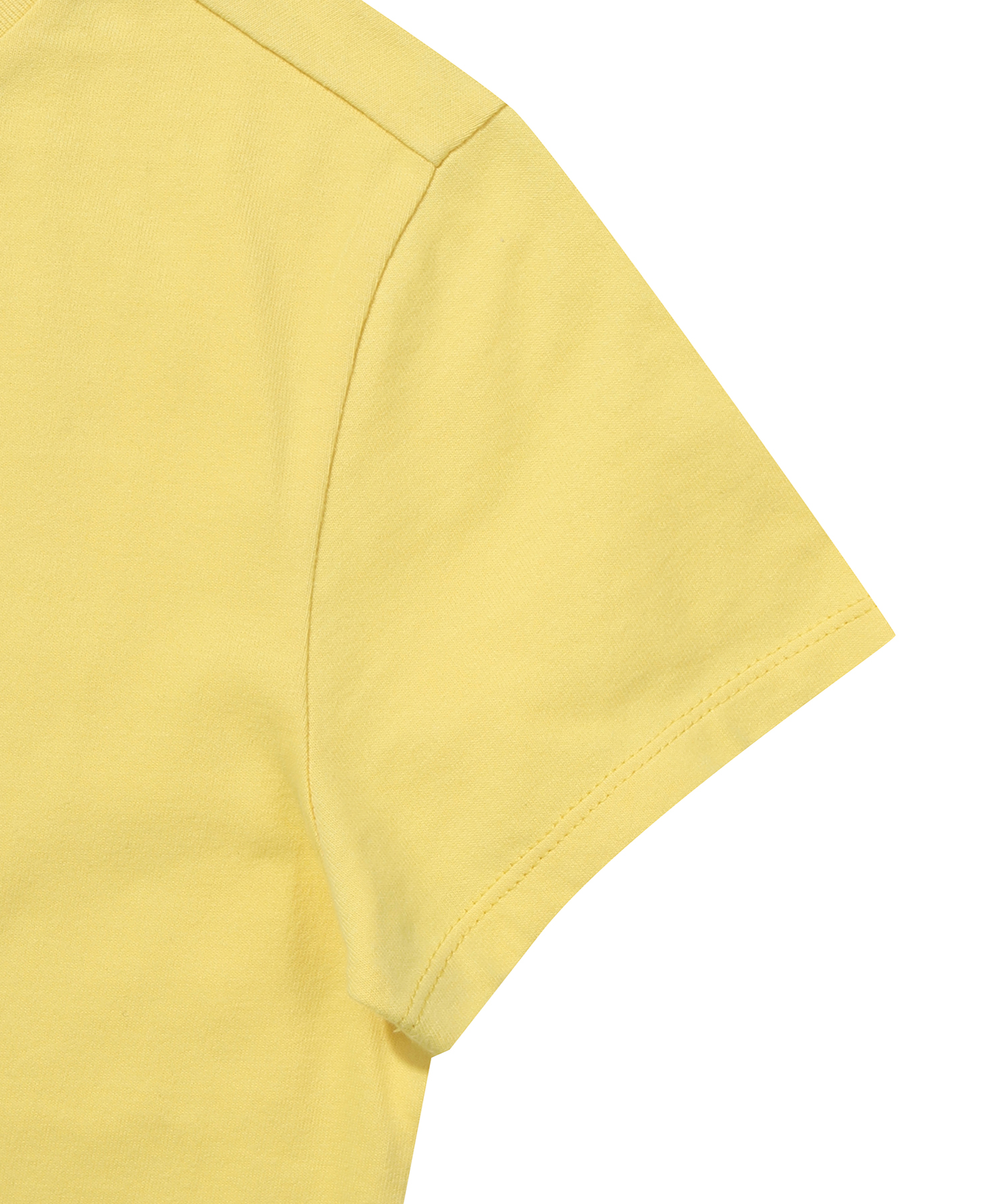 W VINTAGE ART CROP T SHIRT YELLOW SDFISCP08 KYEL 4