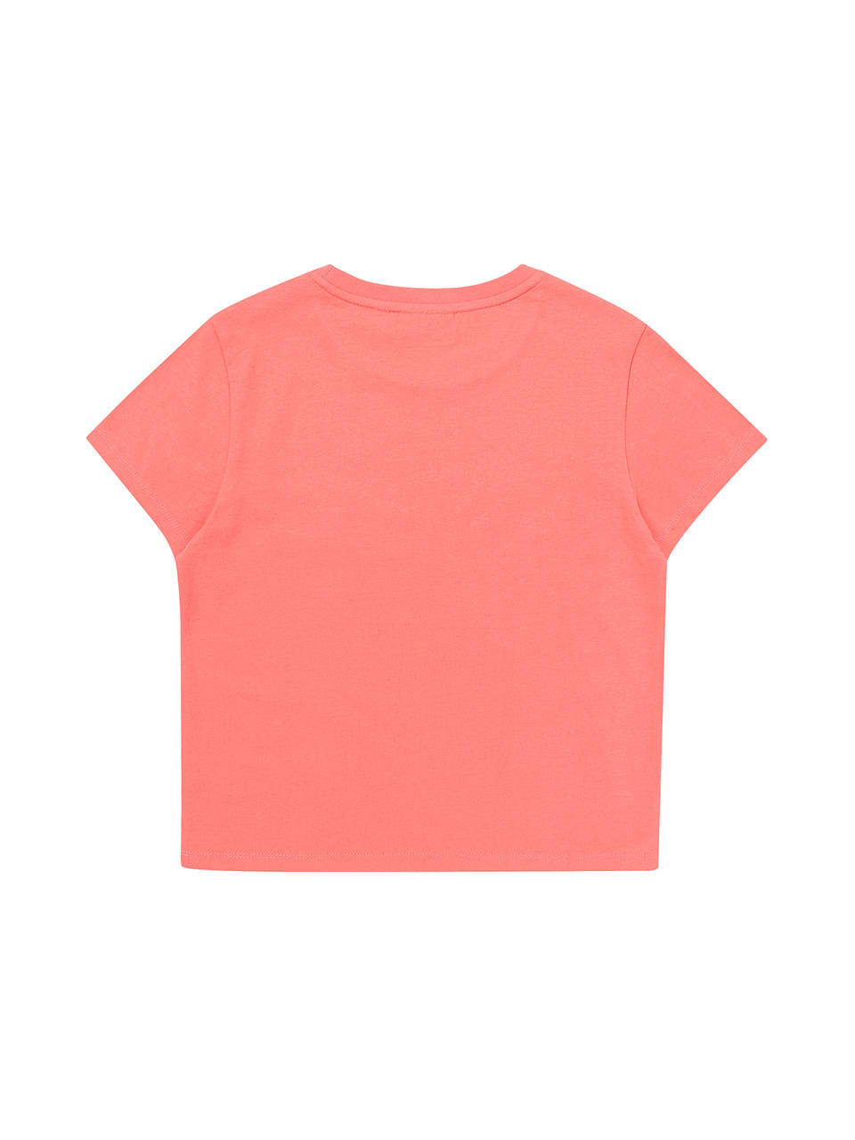 W VINTAGE LOGO CROP T SHIRT CORAL SDFISCP02 KCRL 2