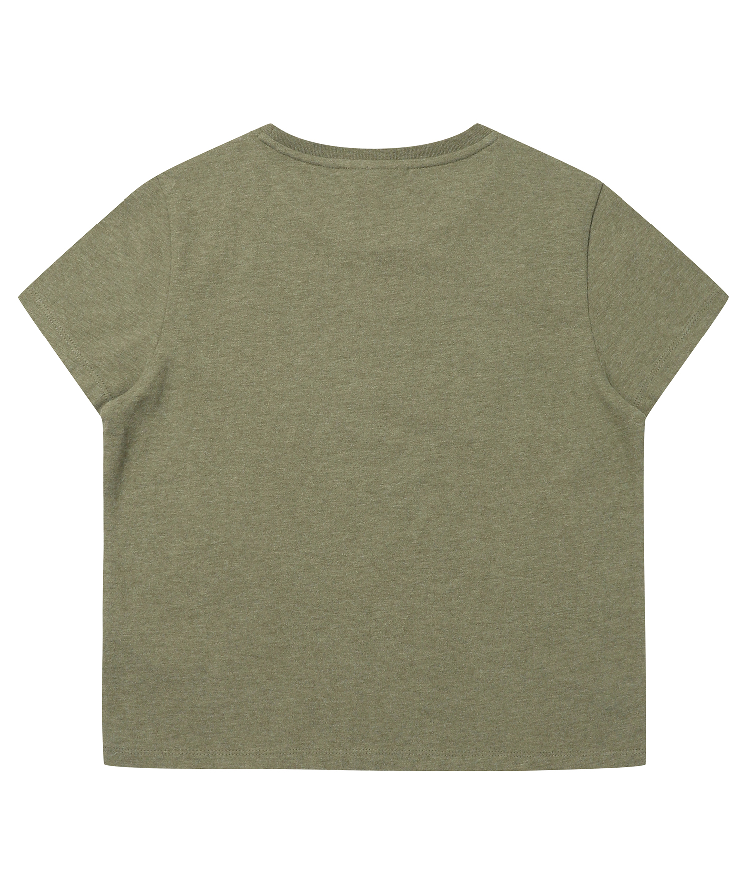 W VINTAGE LOGO CROP T SHIRT L KHAKI SDFISCP02 KLKH 2