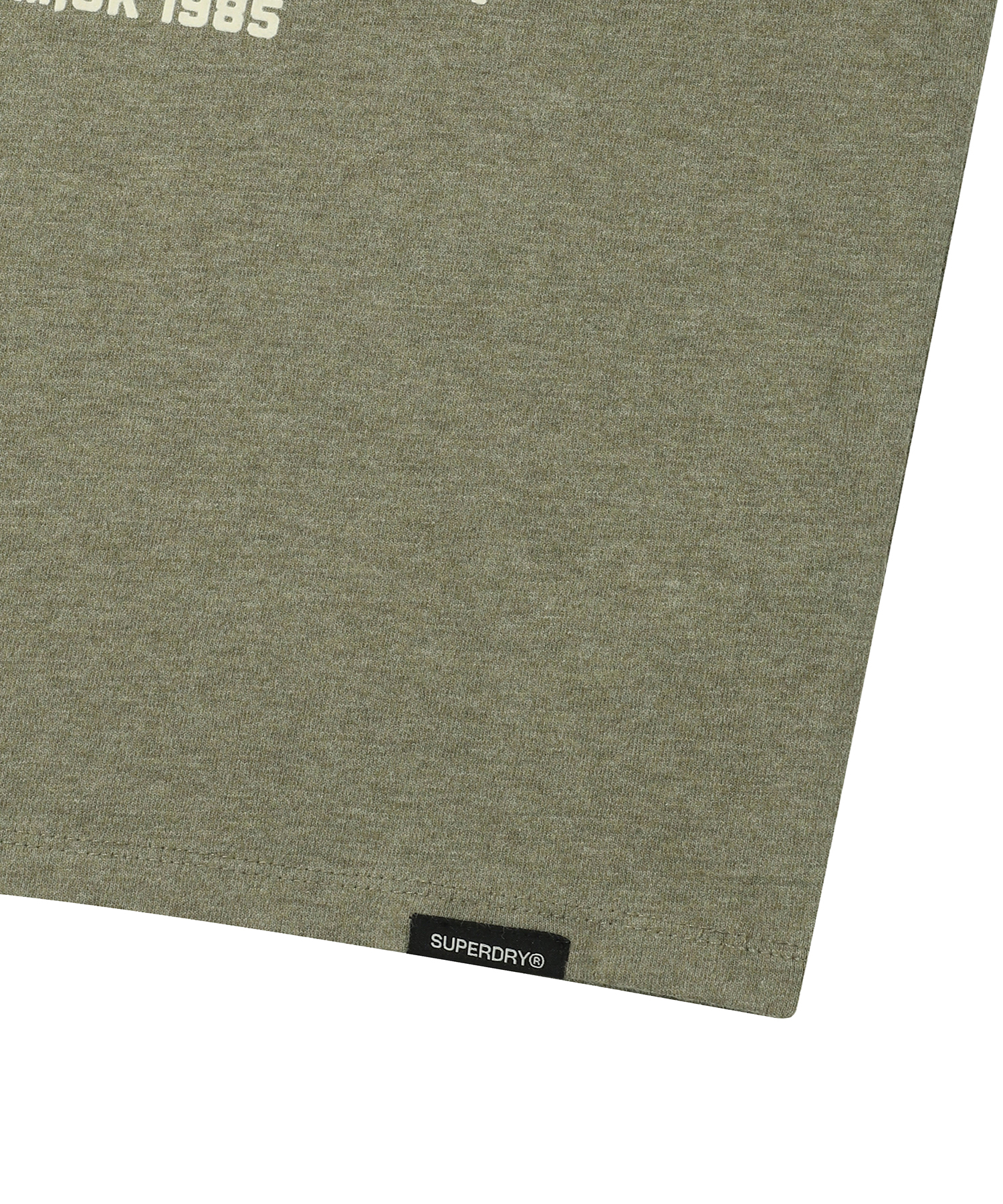 W VINTAGE LOGO CROP T SHIRT L KHAKI SDFISCP02 KLKH 5