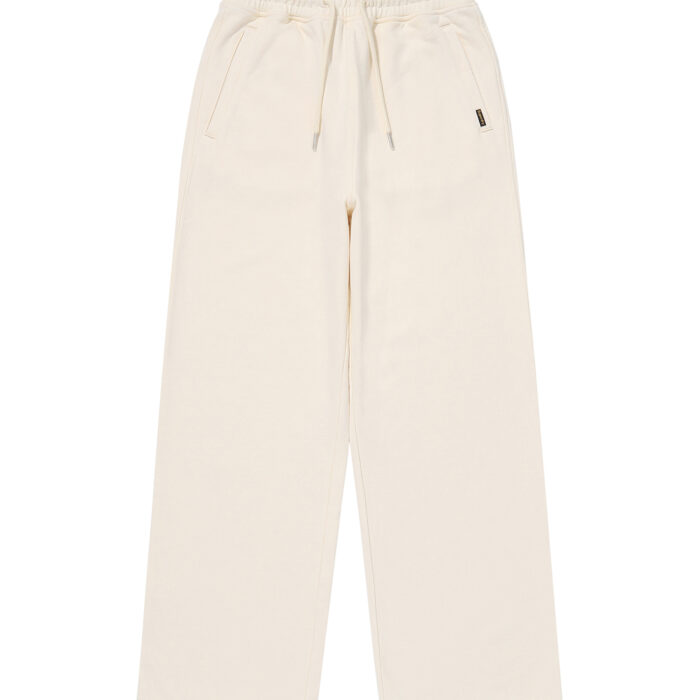 W VINTAGE WASHED WIDE SWEATPANTS CREAM SDFLWAP40 KCRM 1