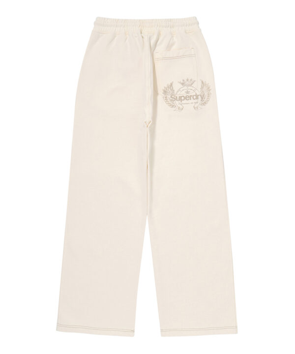 W VINTAGE WASHED WIDE SWEATPANTS CREAM SDFLWAP40 KCRM 2