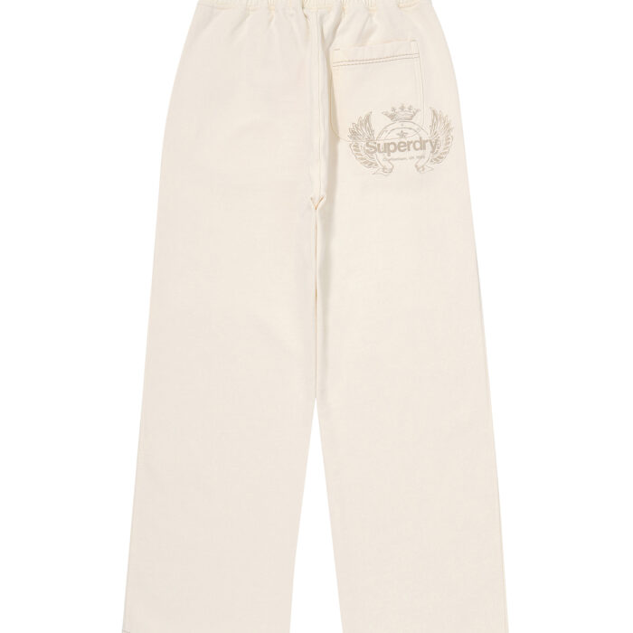 W VINTAGE WASHED WIDE SWEATPANTS CREAM SDFLWAP40 KCRM 2
