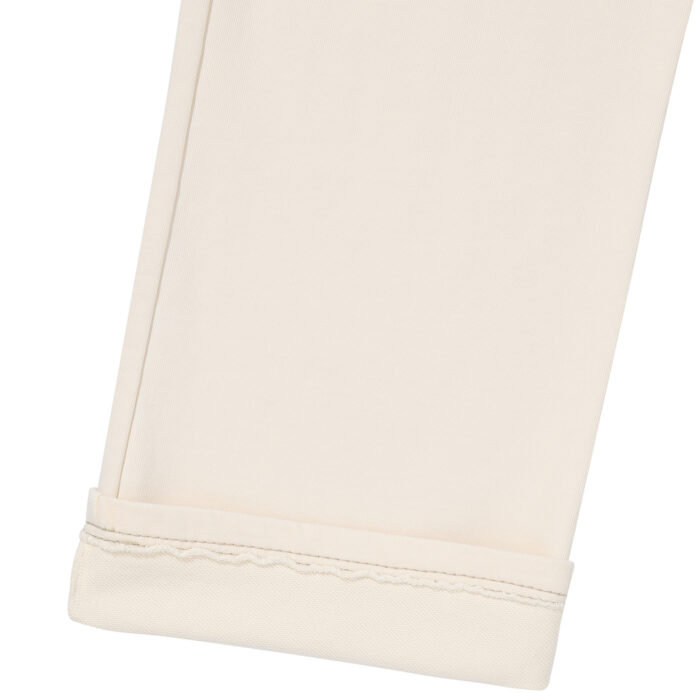 W VINTAGE WASHED WIDE SWEATPANTS CREAM SDFLWAP40 KCRM 4