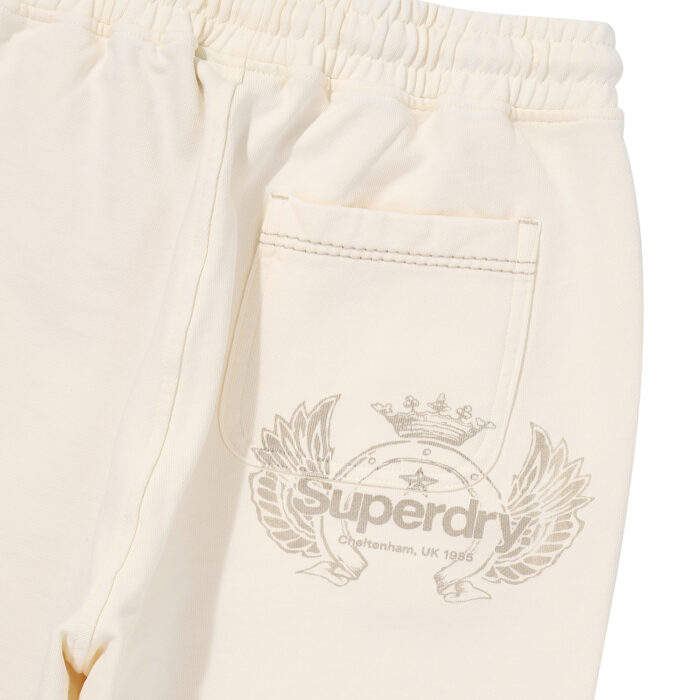 W VINTAGE WASHED WIDE SWEATPANTS CREAM SDFLWAP40 KCRM 5