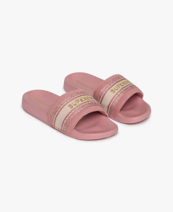 WEBBING INTEREST POOL SLIDE Ash Rose 2