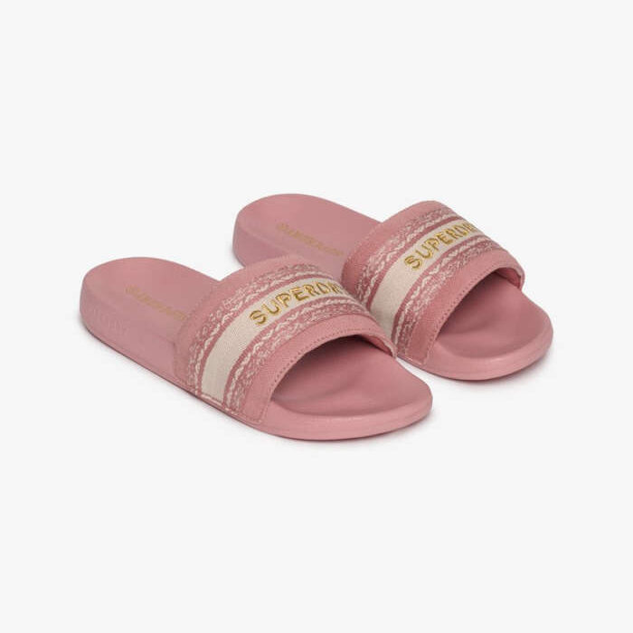 WEBBING INTEREST POOL SLIDE Ash Rose 2
