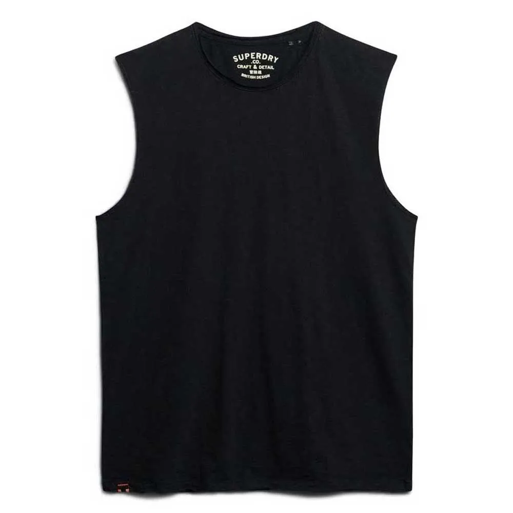 superdry raw edge slub sleeveless t shirt (3)