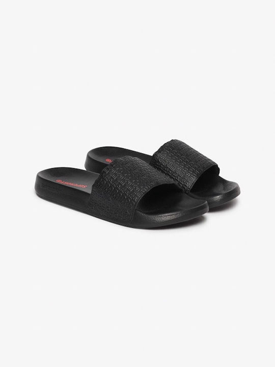 AOP EMBOSSED POOL SLIDE Black MF310272A 02A