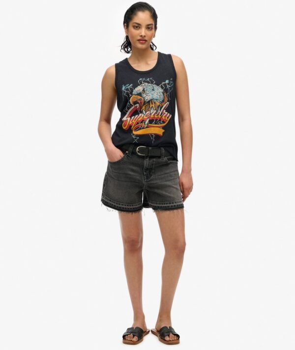 BIKER ROCK RACER VEST Mid Amp Black W6012080A 8IV 2
