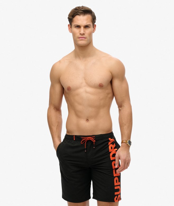CLASSIC 19 LOGO BOARDSHORT Black M3010238A 02A 3