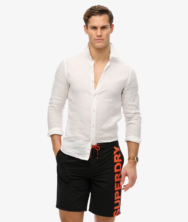 CLASSIC 19 LOGO BOARDSHORT Black M3010238A 02A 4