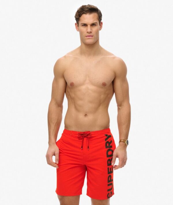 CLASSIC 19 LOGO BOARDSHORT Bright Red M3010238A 60I 5
