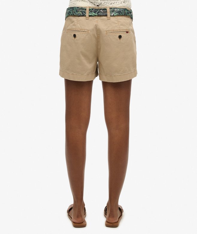 CLASSIC CHINO SHORT Stonewash Taupe Brown W7110454A 2DN 1