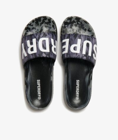 CORE CAMO POOL SLIDE Dark Grey Tiger Camo MF310278A 9TO 2