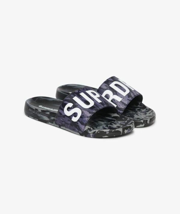 CORE CAMO POOL SLIDE Dark Grey Tiger Camo MF310278A 9TO