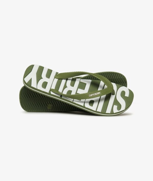 CORE LOGO FLIP FLOP Olive KhakiOptic MF310277A F5G 3