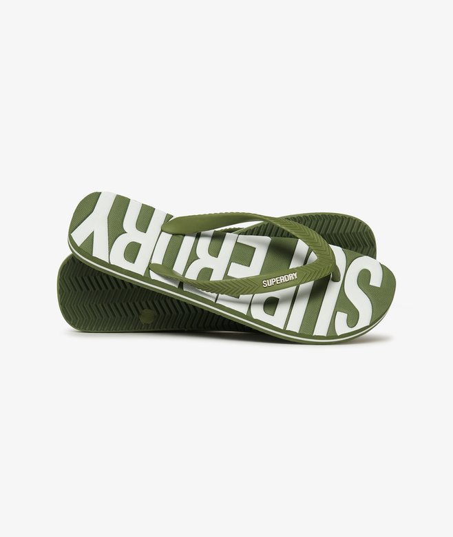 CORE LOGO FLIP FLOP Olive KhakiOptic MF310277A F5G 3