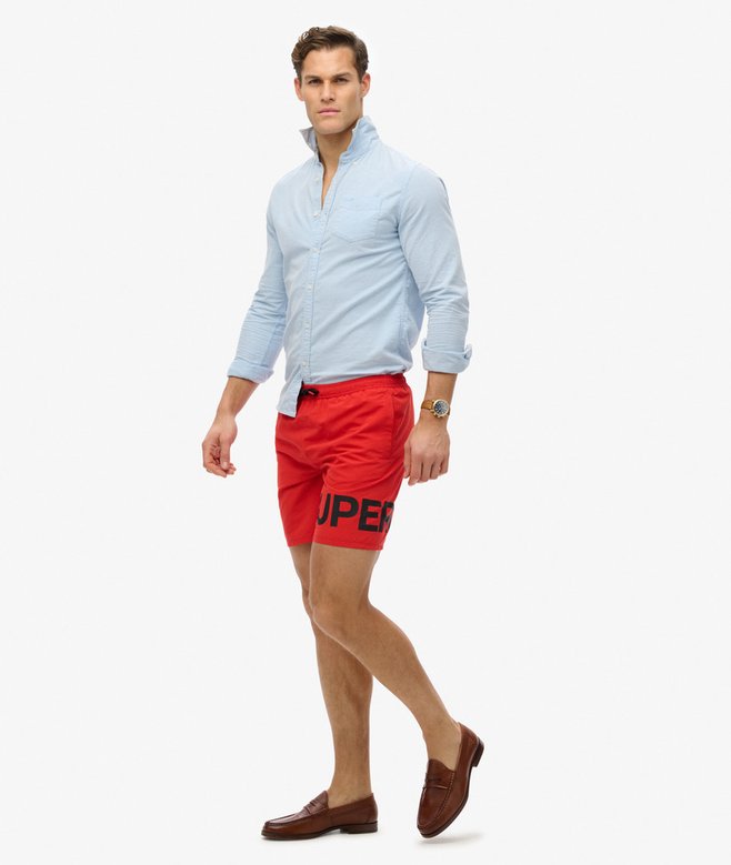 GRAPHIC 17 SWIM SHORT Drop Kick Red M3010244A OGS 3