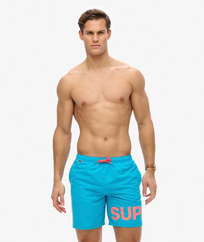 GRAPHIC 17 SWIM SHORT Hawaii Blue M3010244A VZA 4