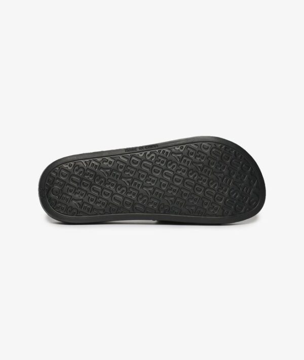 LOGO POOL SLIDE Black Ecru MF310271A AZD 3